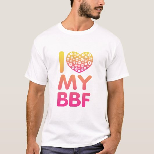 最高の友達大好き Tシャツ (正面)