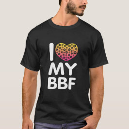 最高の友達大好き Tシャツ