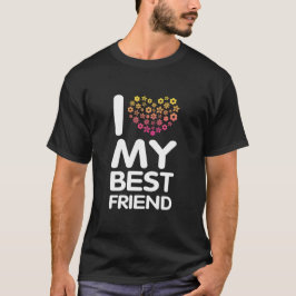 最高の友達大好き Tシャツ