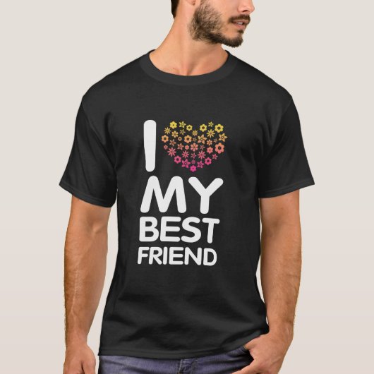 最高の友達大好き Tシャツ (正面)