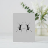 最高の友達。アリのカップル ポストカード (スタンド正面)