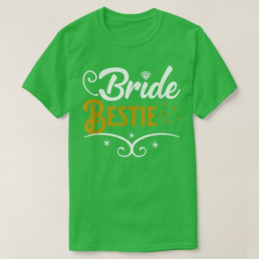 最高の友達 新婦 ブライズシャワー ギフト Tシャツ (デザイン正面)
