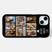 最高の友達 永遠に 8枚の写真 ブラック Case-Mate iPhoneケース (裏面 (横))