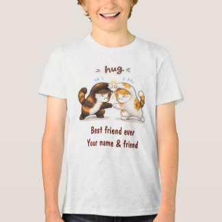 最高の友達 猫の融合 – Tシャツ