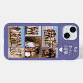 最高の友達 6枚の写真 パープル Case-Mate iPhoneケース (裏面 (横))