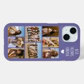 最高の友達 8枚の写真 パープル Case-Mate iPhoneケース (裏面 (横))