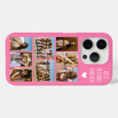 最高の友達 8枚の写真 ピンク Case-Mate iPhoneケース (裏面 (横))