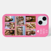 最高の友達 8枚の写真 ピンク Case-Mate iPhoneケース (裏面 (横))