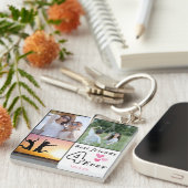 最高の友達Forever写真コラージュカスタム- 3 – 写真 キーホルダー (正面右)