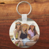 最高の友達Forever写真 キーホルダー (正面)