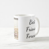 最高の友達Forever写真 コーヒーマグカップ (正面右)