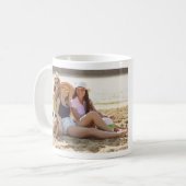 最高の友達Forever写真 コーヒーマグカップ (正面左)