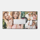 最高の友達forever 3写真 デスクマット (キーボード&マウス)