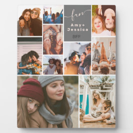 最高の友達pink bff script 10フォトコラージンググリッド フォトプラーク