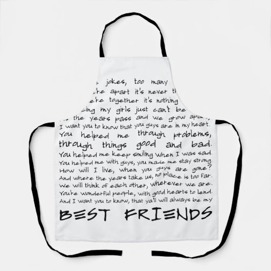 最高の友 エプロン (正面)