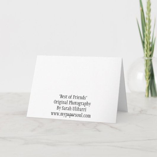 最高の友 カード (裏面)