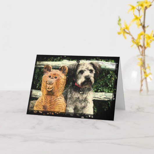 最高の友 カード (黄色い花)