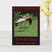 最高の友 カード (黄色い花)