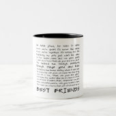 最高の友 ツートーンマグカップ (中央)