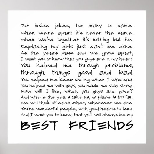 最高の友 ポスター (正面)