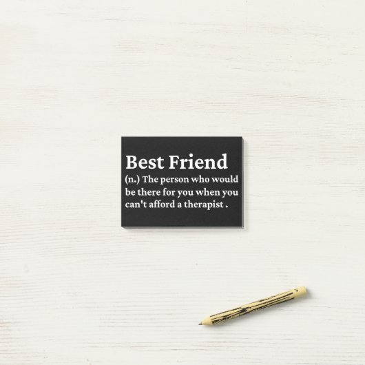 最高の友 ポストイット (デスク上)