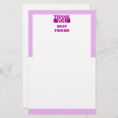 最高の友 – 便箋 (正面/裏面)