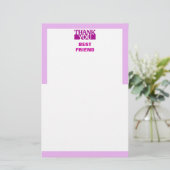 最高の友 – 便箋 (スタンド正面)