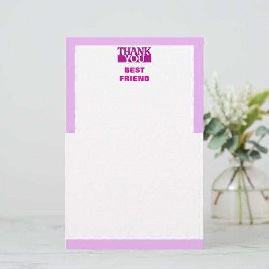 最高の友 –  便箋 (スタンド正面)