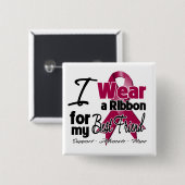 最高の友 – 多発性骨髄腫リボン 缶バッジ (正面&裏面)