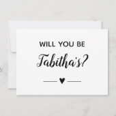 最高の叔母が神母に昇格 招待状 (裏面)