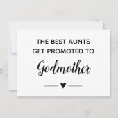 最高の叔母が神母に昇格 招待状 (正面)