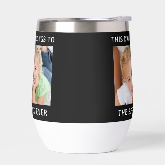 最高の叔母の写真黒 (左面)