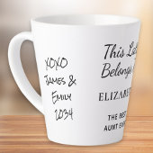 最高の叔母の写真 カフェラテマグ