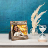 最高の叔母エカスタムバー写真素朴ウッド フォトプラーク (インサイチュ)