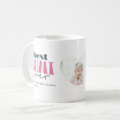 最高の叔母エバー撮影タイポグラフィ コーヒーマグカップ (正面左)