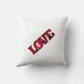 最高の叔母エバー赤いハートユニークタイポグラフィ叔母 クッション (裏面)