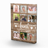 最高の叔母エバ素朴ーウッド12写真コラージュ フォトブロック (右)