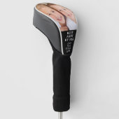 最高の叔母バイパールフォトブラック ゴルフヘッドカバー (アングル)