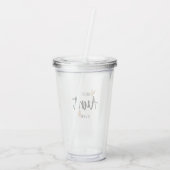 最高の叔母 アクリルタンブラー (裏面)