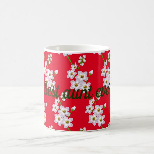 最高の叔母 コーヒーマグカップ (中央)