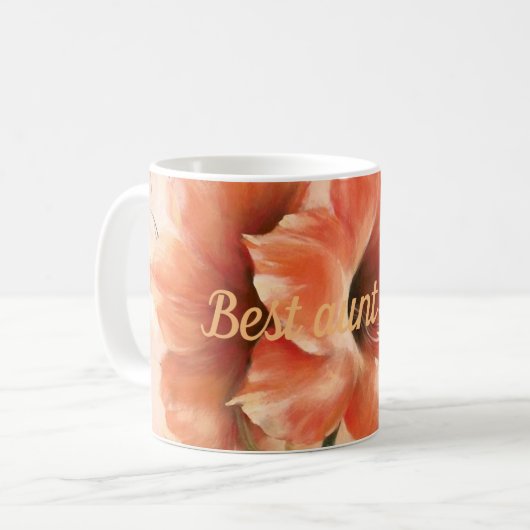 最高の叔母 コーヒーマグカップ (正面左)