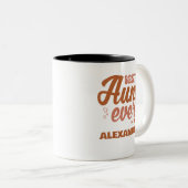 最高の叔母 ツートーンマグカップ (正面右)