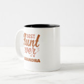 最高の叔母 ツートーンマグカップ (正面左)