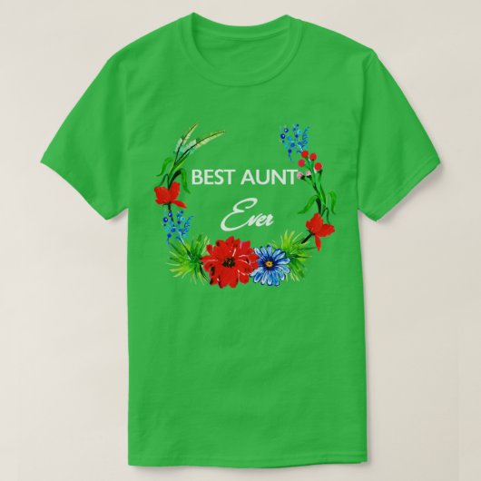 最高の叔母 Tシャツ (デザイン正面)
