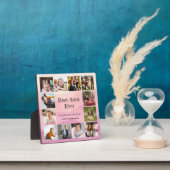 最高の叔母Ever 12写真コラージュ フォトプラーク (インサイチュ)