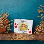 最高の叔母Nikece Othy'Day Sister写真 フォトプラーク (側面)