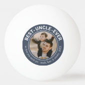最高の叔父のカスタム写真 卓球ボール (裏面)