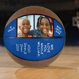 最高の叔父の写真ブルー バスケットボール