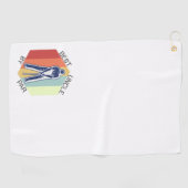 最高の叔父バイパーレトロ ゴルフタオル (横)