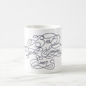 最高の右スイプエバおもしろいイボーイラブ引用文 モーフィングマグカップ (中央)